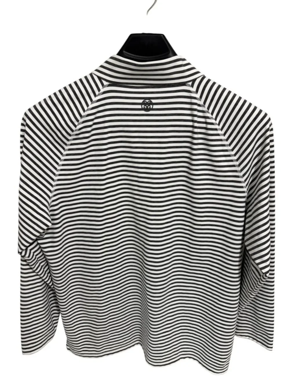 G/FORE 1/4 Zip Pullover Golf Sweater Mens Size XL Striped 1915 Logo - Picture 7 of 7